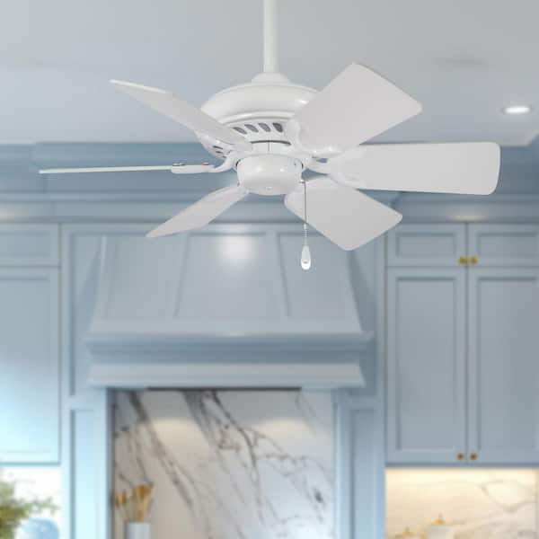 MINKA-AIRE Supra 32 in. Indoor White Ceiling Fan F562-WH - The