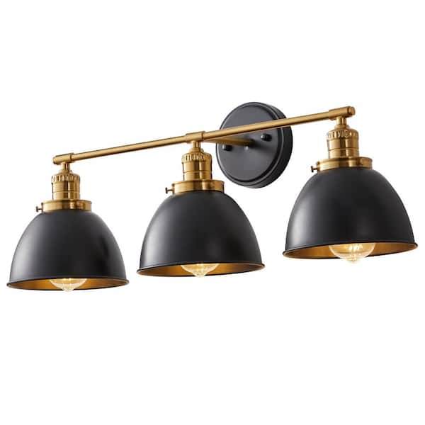 aiwen Industrial 26 in. 3-Light Wall Mounted Vanity Lighting Fixture ...