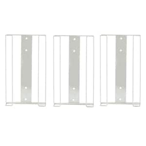White Quadruple Box Wire Wall Mount Glove Dispenser (3-Pack)
