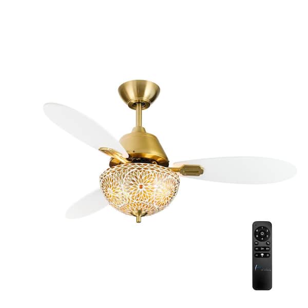 River of Goods Rory 42 in. 2-Light Indoor Gold Ceiling Fan