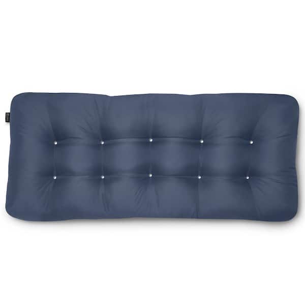 Classic Accessories Classic 48 in. W x 18 in. D x 5 in. Thick Rectangular Indoor/Outdoor Bench Cushion in Navy