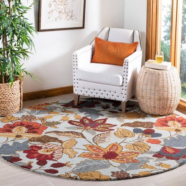 Stitch Round Rug Area Rug Marbling Print Round Carpet Living Room