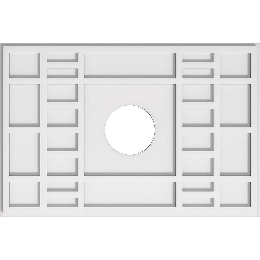 26 in. W x 17-3/8 in. H x 5 in. ID x 1 in. P Beaux Architectural Grade PVC Contemporary Ceiling Medallion price history on PriceWatchPro