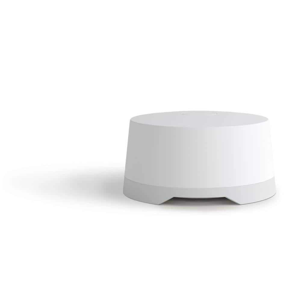 White Smart Water Sensor with Battery and App Control
