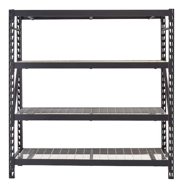 CAT 77 in. x 24 in. Heavy Duty Industrial 4 Tier Adjustable Steel Wire  Shelving CAT-772472S4WR - The Home Depot