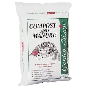 Outdoor Lawn Garden Compost and Manure Blend, 40 Pound Bag