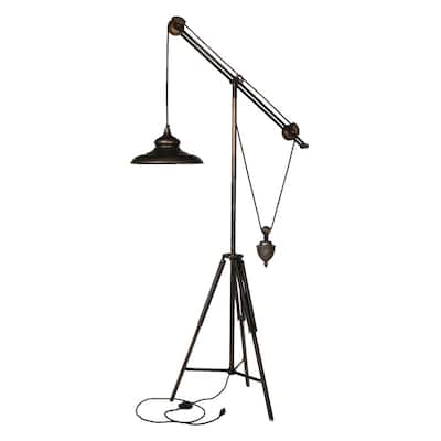 Arris 68.8 in. Dark Bronze Floor Lamp