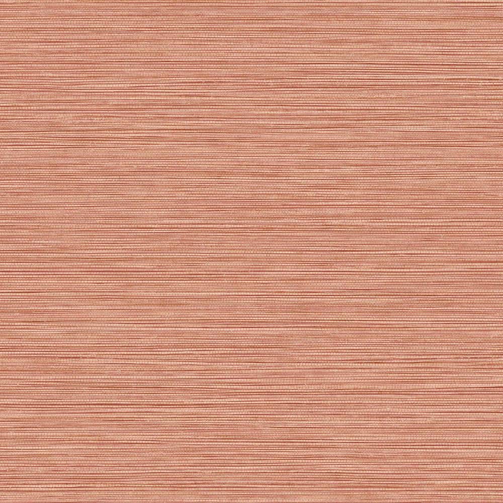 Salmon Embossed Vinyl Grasscloth Wallpaper Roll