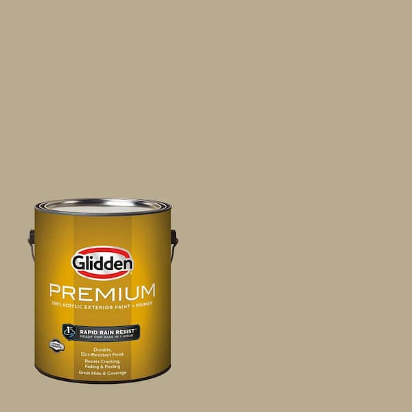 Prairie Dusters Color Glidden Premium 1 gal. Prairie Dust PPG1102-4 Satin Exterior Latex ...