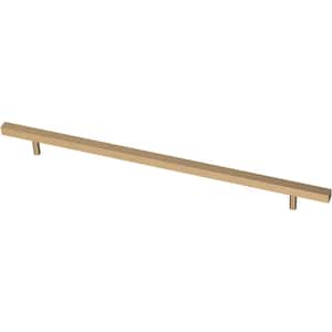 Square Bar 12 in. (305 mm) Modern Champagne Bronze Cabinet Drawer Bar Pull