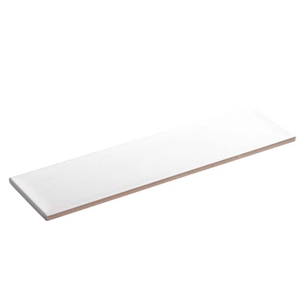Ganberry Rectangle 16 in. x 16 in. Matte Vellani Gray Ceramic Subway Tile (10.76 sq. ft./Case)