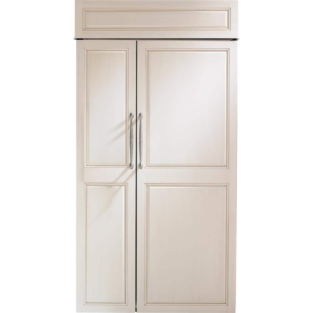 42 in. 25.2 cu. ft. Smart Built-in Side-by-Side Refrigerator in Panel Ready