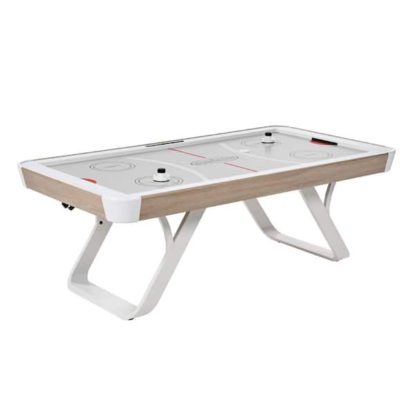 Camden 90" Air Hockey Table with LED Electronic Scorer, Arcade Sound Effects, UV Coated Surface and Pushers and Pucks