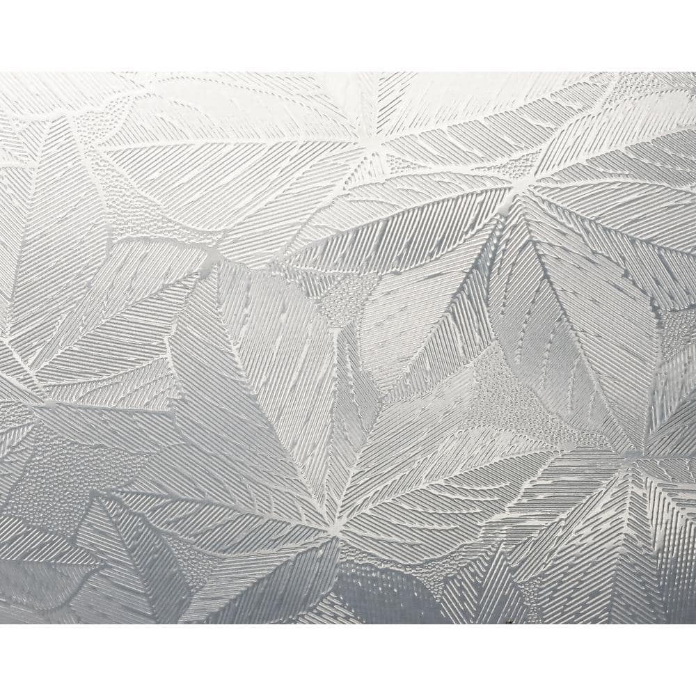 Elm Frosted Floral Privacy Window Film, 24" x 36" Vinyl