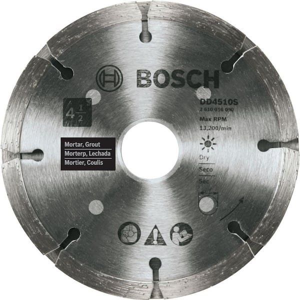 Bosch 4-1/2 in. Sandwich Tuckpointing Concrete Cutting Diamond Saw Blade