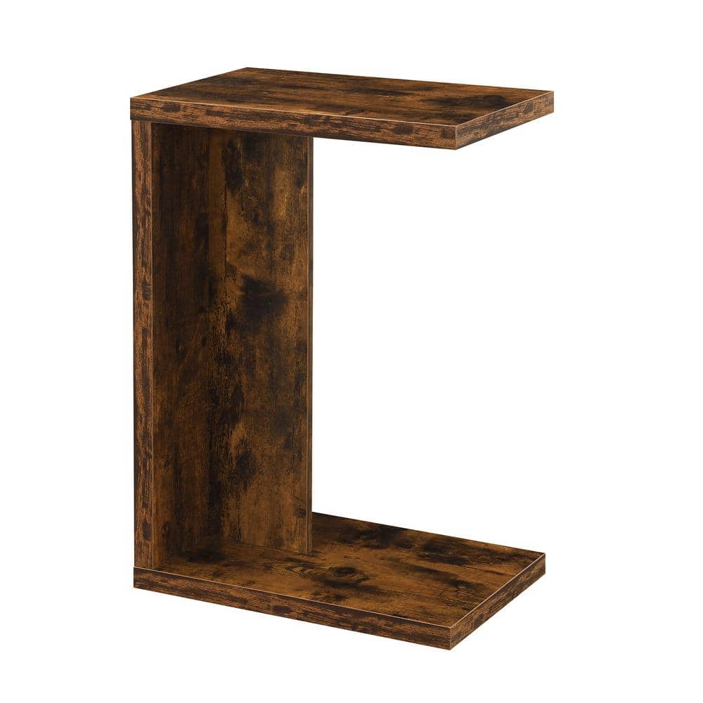 Northfield Admiral Minimalist C-Shape Barnwood End Table