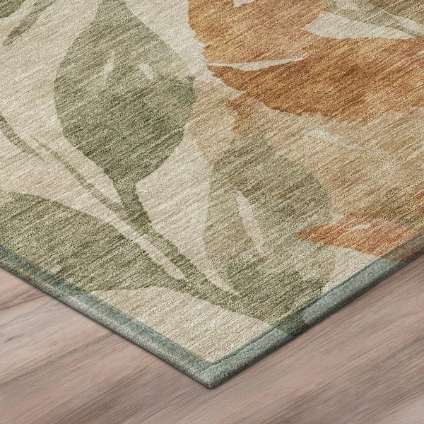 Chantille Machine Washable Indoor/Outdoor Abstract ACN2960 Putty 3 ft. x 4 ft. Area Rug