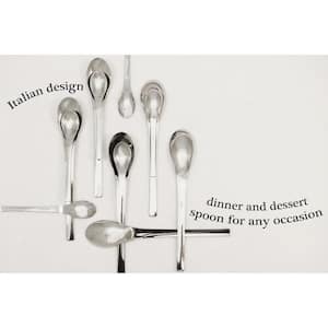 Modena 24-Piece Traditional Stainless Steel Stainless Steel Dinnerware Set (Service for 7)