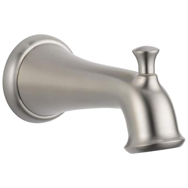Linden Shower/Tub Diverter Tub Spout in Stainless Steel