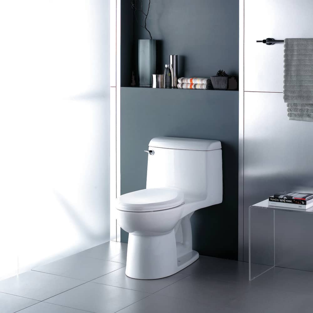 Champion 4 White Vitreous China Elongated Two-Piece Toilet