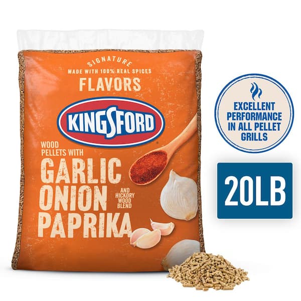Kingsford Signature Flavors 20 lbs. Garlic Onion Paprika Hickory Wood Pellets