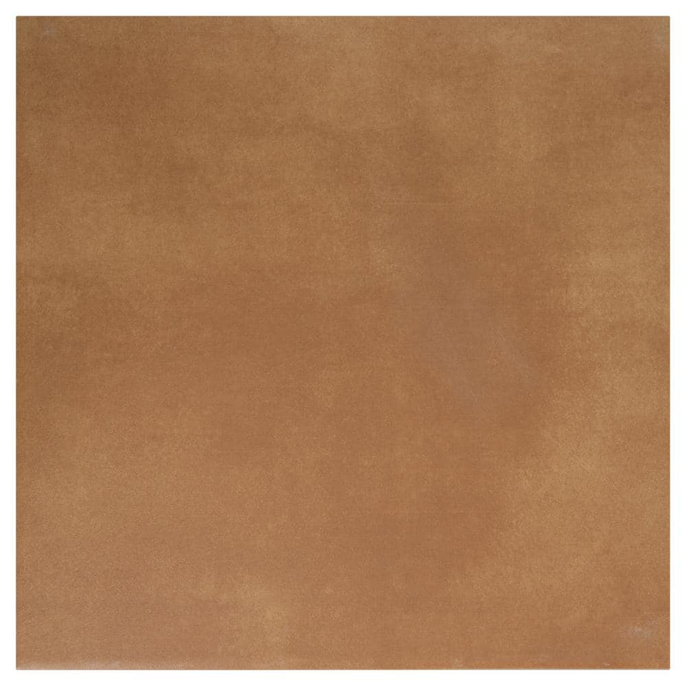Delrona Saltillo Matte 12 in. x 12 in. Glazed Ceramic Floor and Wall Tile (