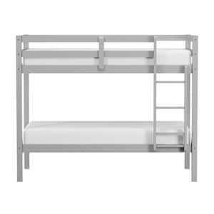 Caspian Gray Twin Over Twin Bunk Bed