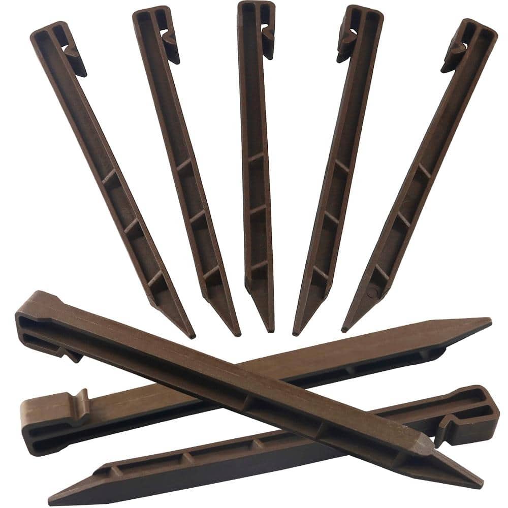 10 in. Landscape Edging Stakes Heavy Duty Brown 30-Pack price history on PriceWatchPro