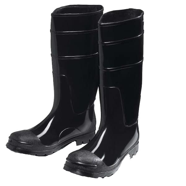 West Chester PVC Black Steel Toe/Steel Shank Boot