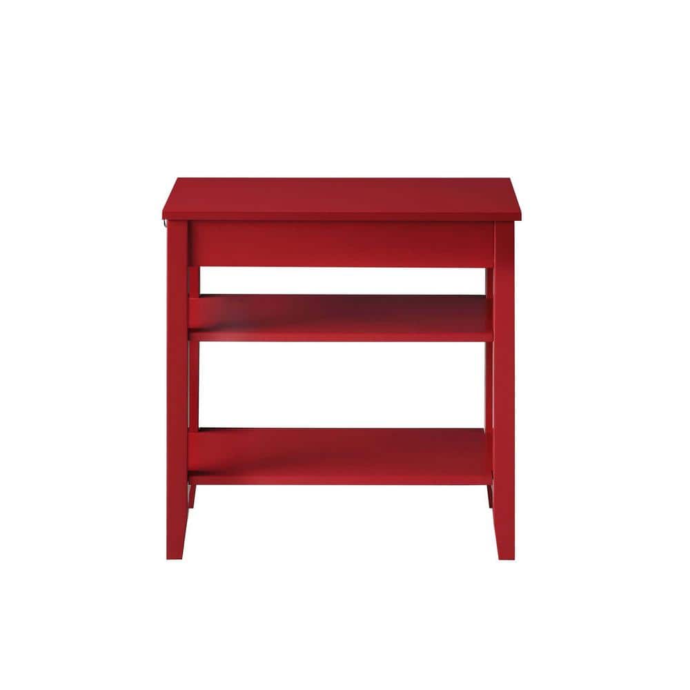 American Heritage 3-Tier Light Walnut End Table - thumbnail 6