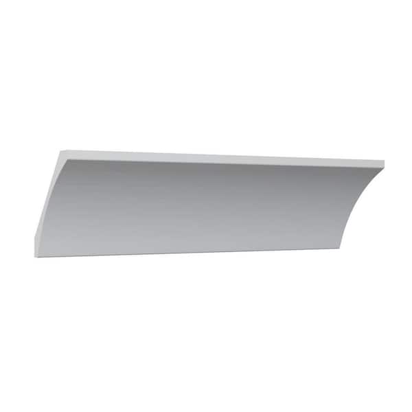 Ekena Millwork WM291 0.75 in. D x 5.25 in. W x 96 in. L Wood (Fingerjoint Pine) Crown Moulding