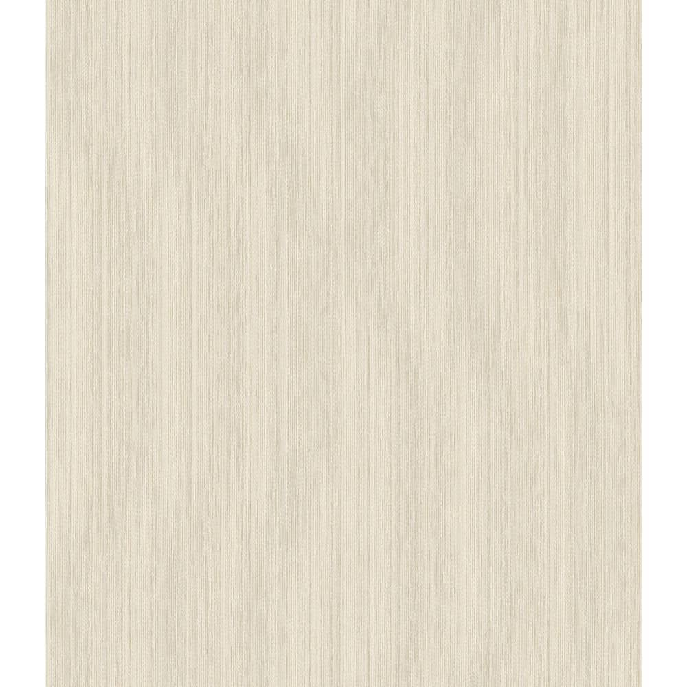 CASA MIA Textile Effect Vertical Beige Paper Non-Pasted Strippable ...