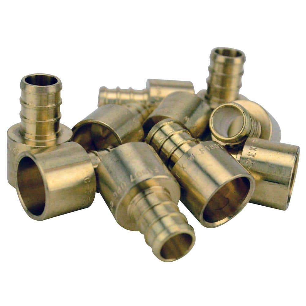 1/2 in. Brass PEX-B Barb x 1/2 in. Female Copper Sweat Adapter (10-Pack) price history on PriceWatchPro