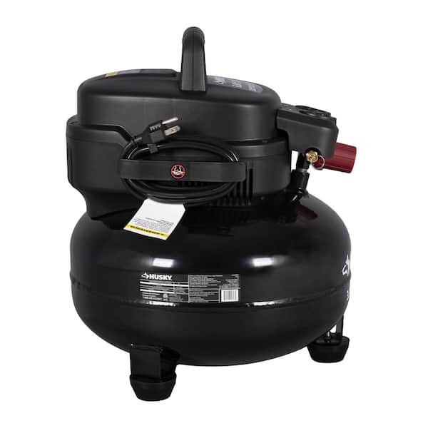 Husky 6 Gallon 175 PSI Electric Pancake Air Compressor 0210646 The Home Depot