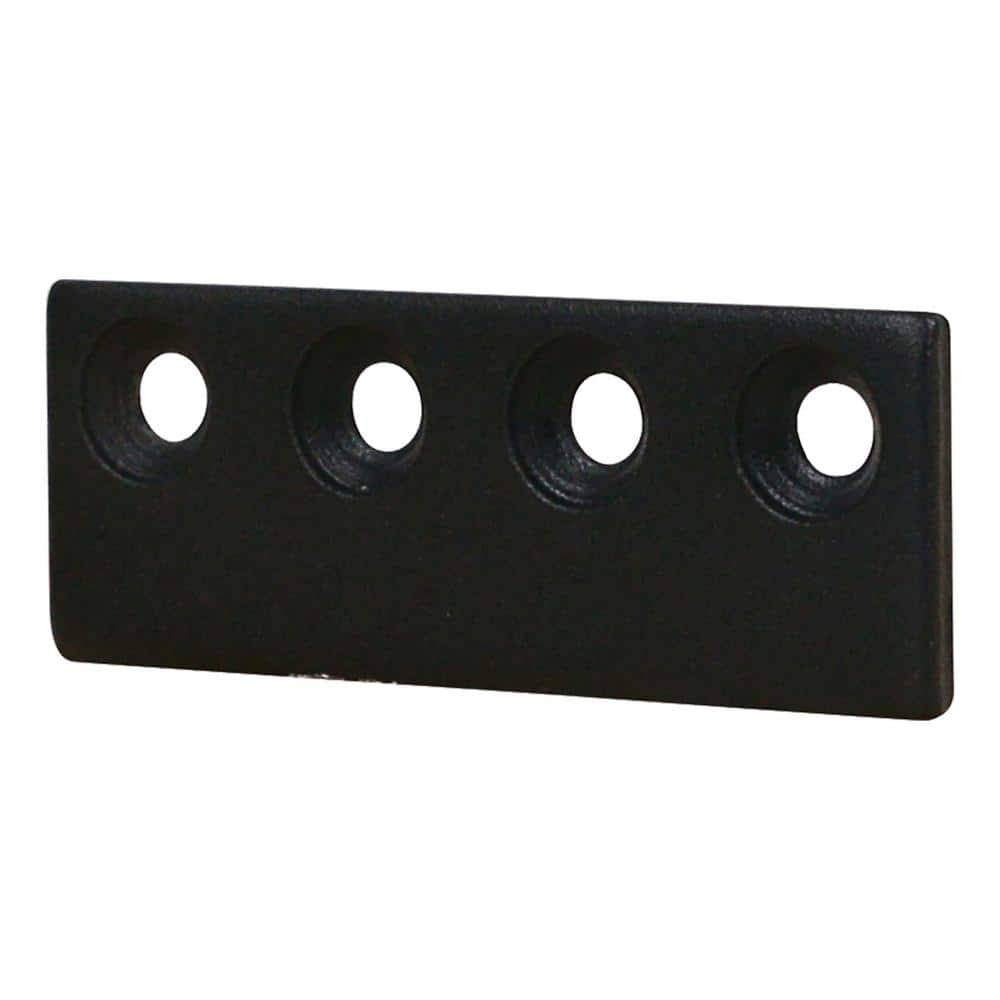 National Hardware Sliding Door Connecting Adaptor, Matte Black