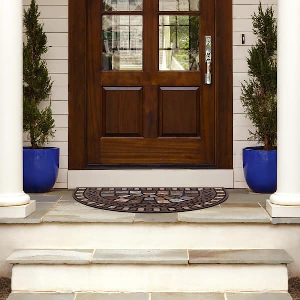 Stansel Plain Outdoor Door Mat Charlton Home Mat Size: 2'6 x 4
