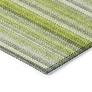 Chantille ACN543 Green 8 ft. x 10 ft. Machine Washable Indoor/Outdoor Geometric Area Rug