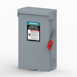 General Duty 60 Amp 2-Pole 240-Volt Non-Fusible Outdoor Plus Series Safety Switch with Factory Installed Ground Lug