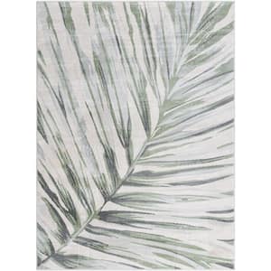 Roma Gray Coastal 7 ft. x 10 ft. Indoor Area Rug