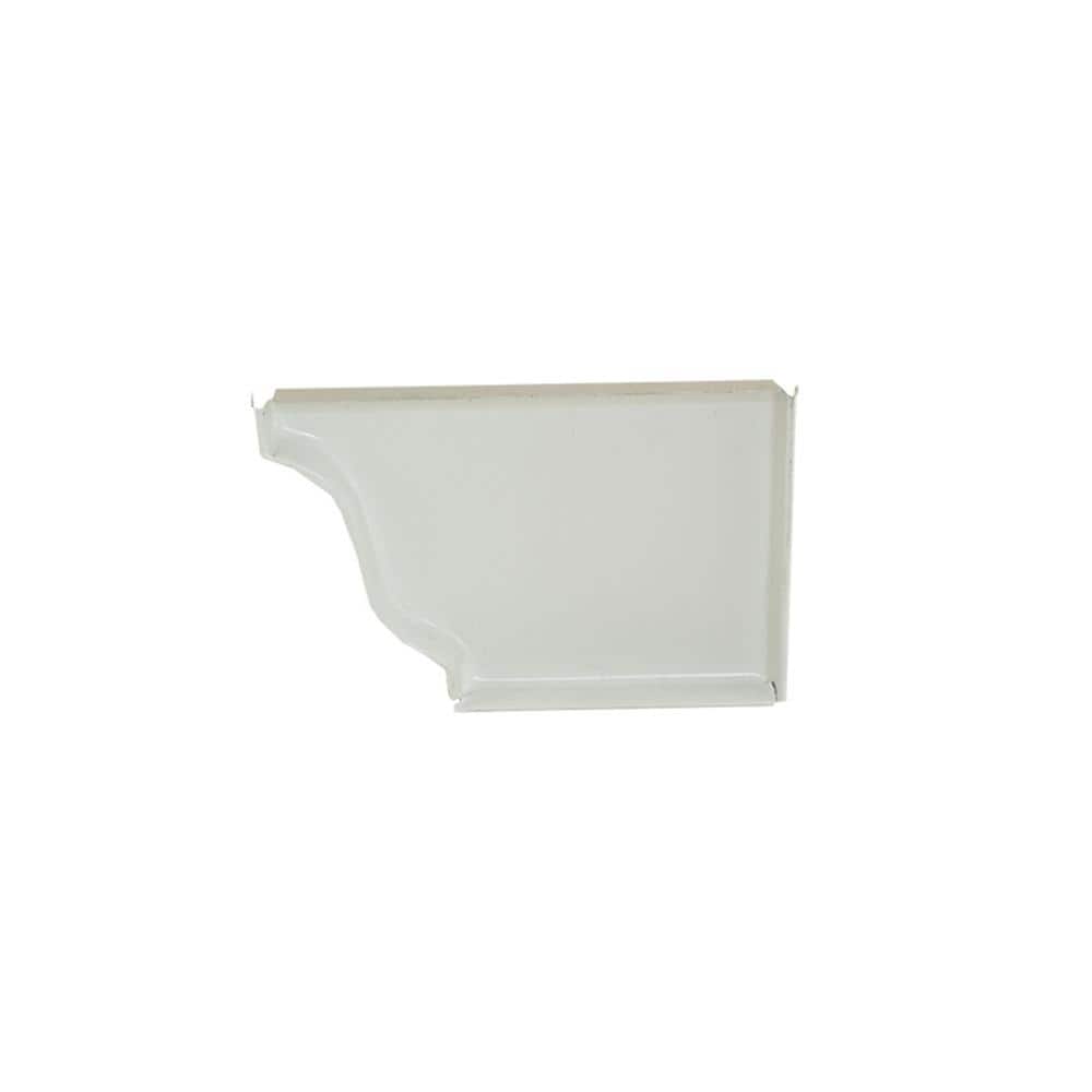 5 in. Low Gloss White Aluminum Right End Cap price history on PriceWatchPro