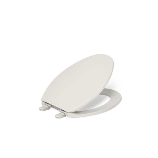 KOHLER Brevia Elongated Q2 Advantage Toilet Seat in Almond