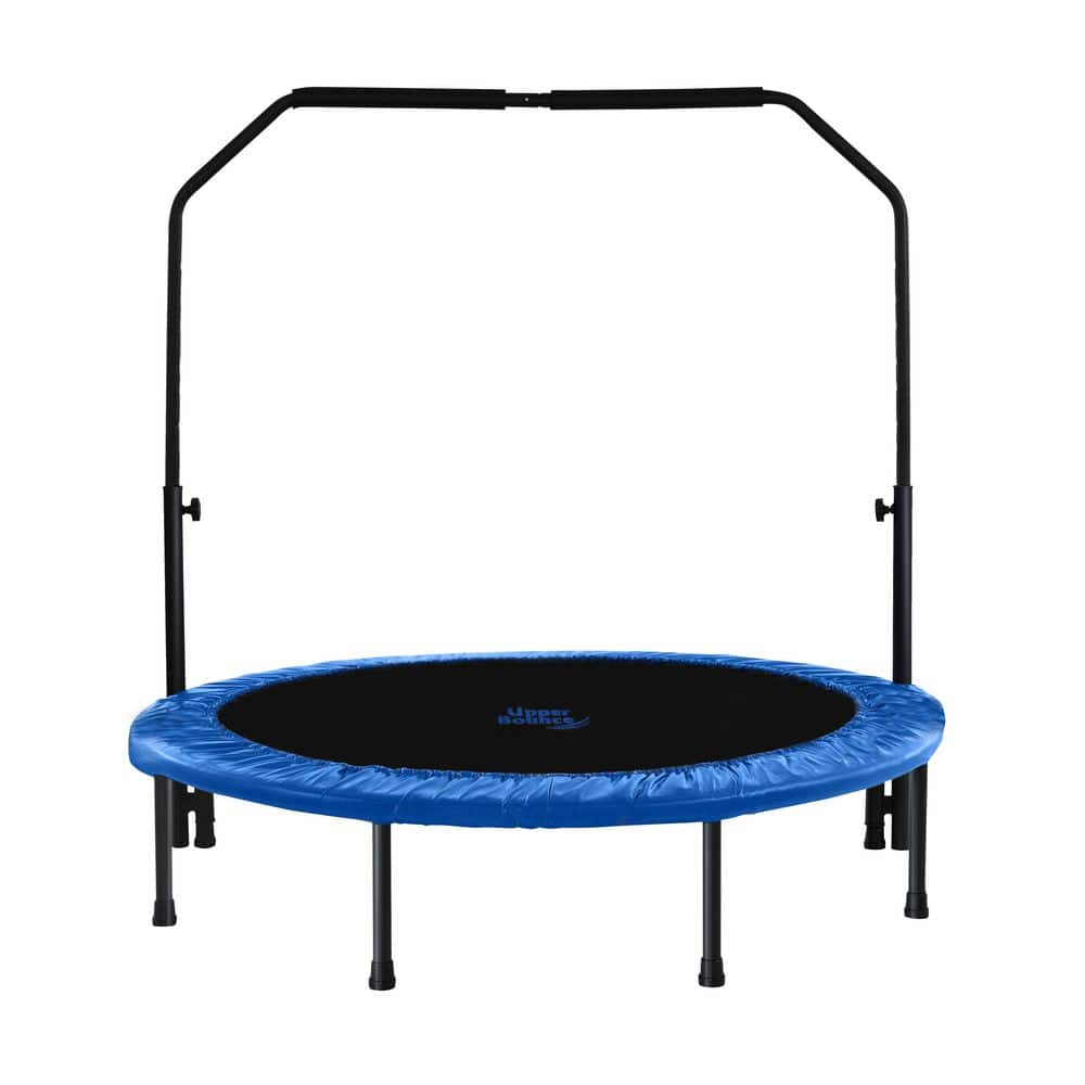 Upper Machrus Upper Bounce 48 in. Mini Rebounder Trampoline with Durable Jumping Mat, Portable and Foldable Trampoline UBSF01-48 - The Home Depot