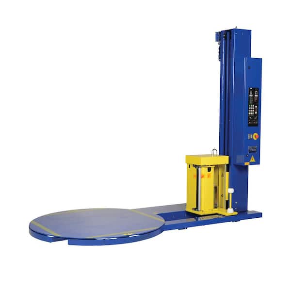 Vestil 4,000 lbs. Capacity Blue Steel Approach Ramp Factory Installed For Stretch Wrap Machine