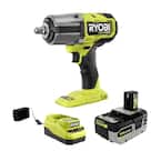 ONE+ 18V Brushless Cordless 4-Mode 1/2 in. High Torque Impact Wrench Kit with 4.0 Battery and Charger