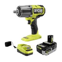 Ryobi One+ 18V 4-Mode 1/2in High Torque Impact Wrench w/Battery & Charger Deals