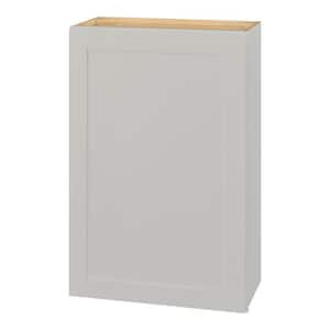 Avondale 24 in. W x 12 in. D x 36 in. H Ready to Assemble Plywood Shaker Wall Kitchen Cabinet in Dove Gray