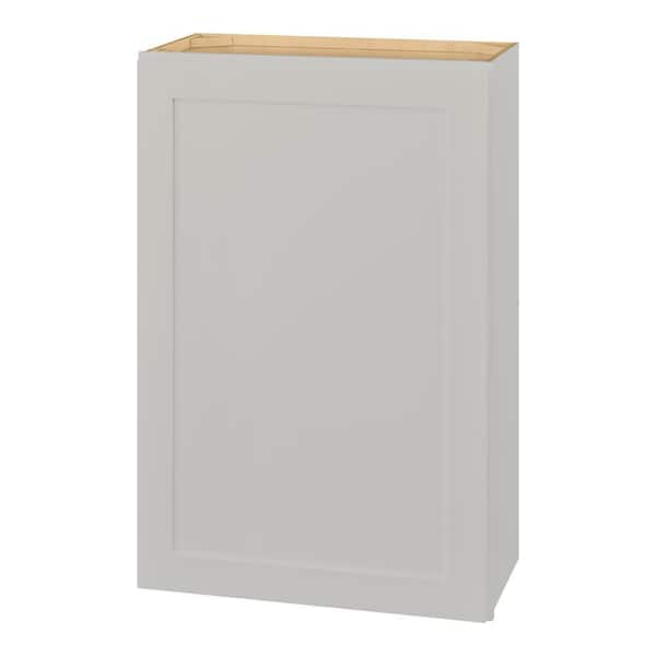 Avondale 24 in. W x 12 in. D x 36 in. H Ready to Assemble Plywood Shaker Wall Kitchen Cabinet in Dove Gray