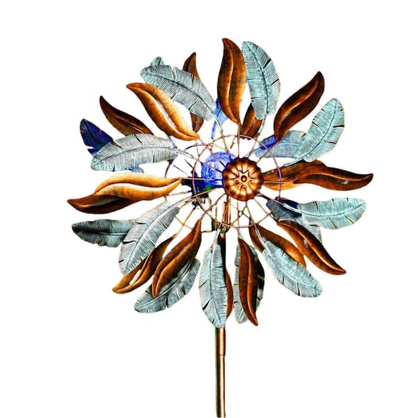 87In Extra Large Metal Garden Spinners Decor