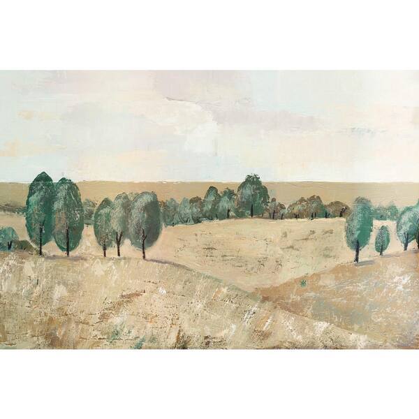 "Mountain Forests" by Parvez Taj Unframed Canvas Nature Art Print 24 in