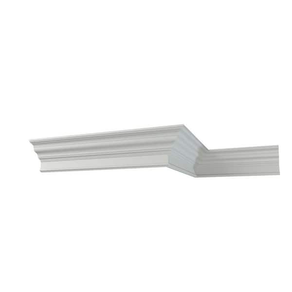 Lincoln 4.875 in. D x 7.125 in. W x 12 in. L Polyurethane Crown Moulding Sample